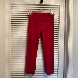 Lululemon Red Leggings